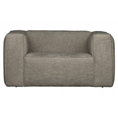 Bean fauteuil grove melange stof travertin