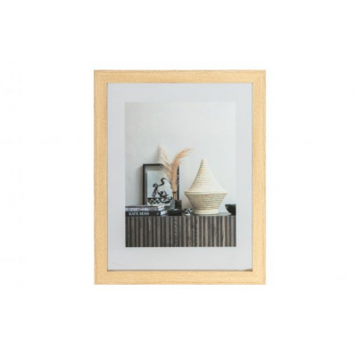 Blake fotolijst met houten rand naturel 50 x 40 cm