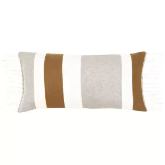 Kussen bohemian camel ecru 33x70cm