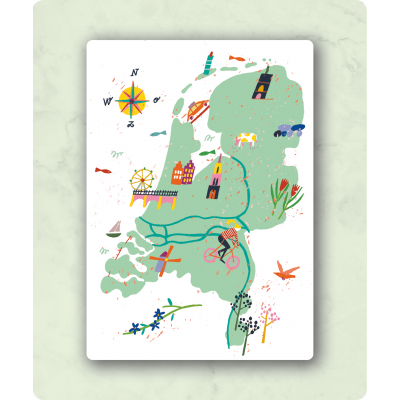 Postkaart Mooi Nederland!