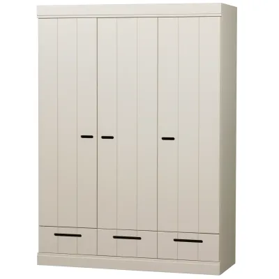 WOOOD Connect 3-Deurs Kledingkast + Lade Dust