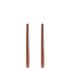 Uyuni dinerkaars taper candle Caramel 2,3 x 25,5 cm (set a 2)
