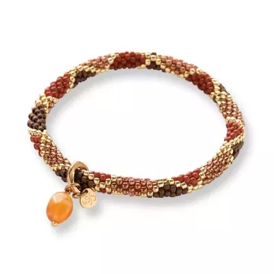 Effort Carneool Goudkleurige Armband A Beautyful Story