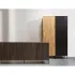 WOOOD New Gravure Dressoir 200 cm Essen Fineer Espresso [FSC]