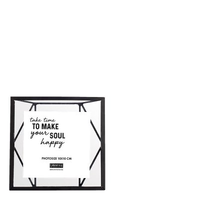 Fotolijst zwart 10 x 10 cm