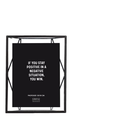 Fotolijst zwart 13 x 18 cm