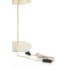Tafellamp Ø20X70 cm Fringe Natural+Cream