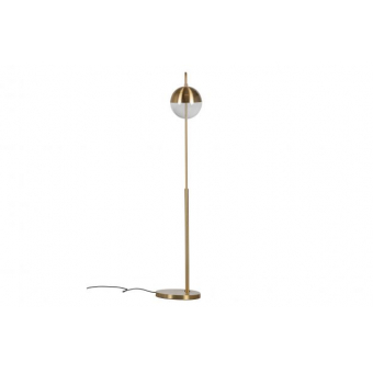 Staande lamp metaal antique brass