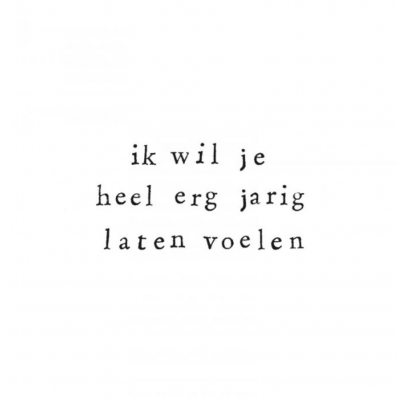 Wenskaart Ik wil je heel erg jarig laten voelen