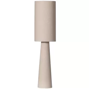 Loft vloerlamp metaal/bouclé naturel 130xø30cm
