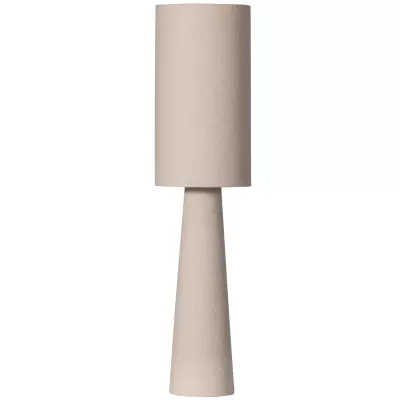 Loft vloerlamp metaal/bouclé naturel 130xø30cm