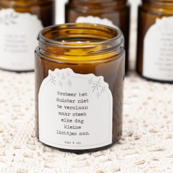Kaars Kleine Lichtjes Hope & Joy