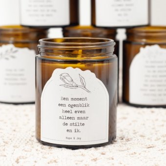 Kaars Moment Stilte Hope & Joy