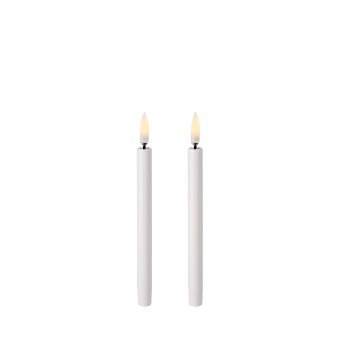 Uyuni Mini Taper Nordic White Kerstboomkaarsen set a 2