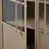 Exhibit vitrinekast metaal khaki