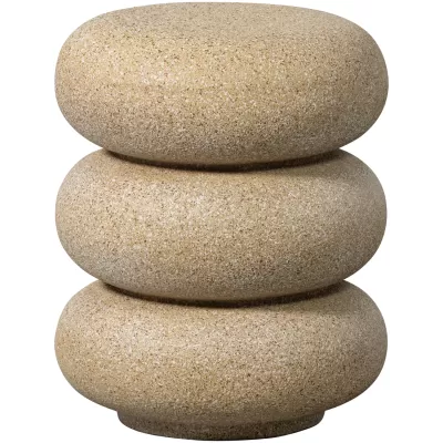 Laurel Bijzettafel met Spikkels Beige WOOOD