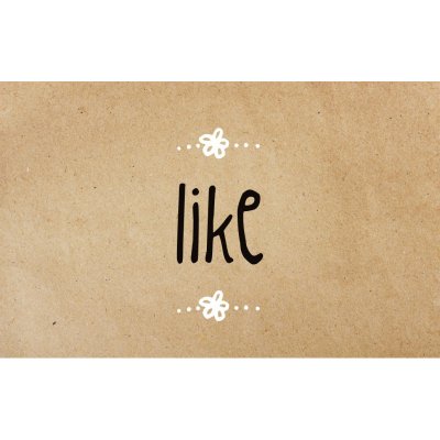 Wenskaart Like