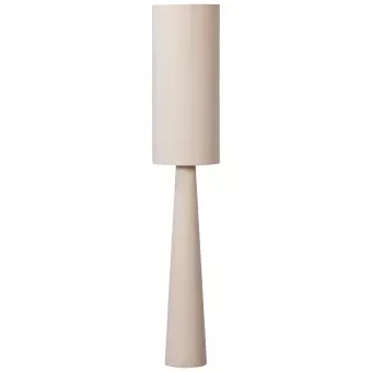 WOOOD Loft Vloerlamp XL Metaal/Bouclé Naturel 187xØ35 cm