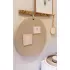 Memo prikbord wolvilt zand grijs gemeleerd d.60cm