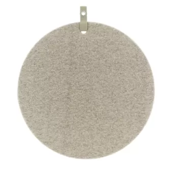 Memo prikbord wolvilt zand grijs gemeleerd d.60cm