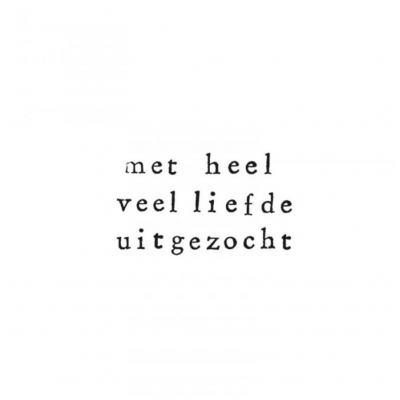 Wenskaart Met heel veel liefde uitgezocht