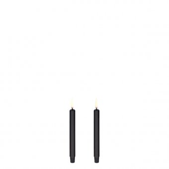 Uyuni Mini Taper Kerstboomkaarsjes Forest Black 1,3 x 13,7 cm