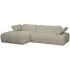 WOOOD Mojo Chaise Longue links bouclé beige melange