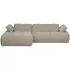 WOOOD Mojo Chaise Longue links bouclé beige melange