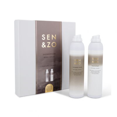 Cadeaubox Bodyspray & Showerfoam Natural Power Sen & Zo