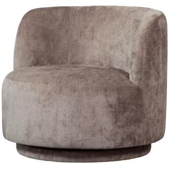 WOOOD Popular Draaifauteuil Taupe