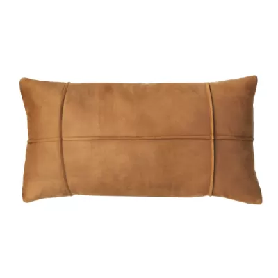 Kussen ruit suède mocha mousse 57x36cm