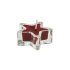 Home Society Kaarsenset Star Gift Rood