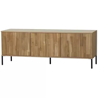 New Gravure TV Meubel 150 cm eiken blanke lak (fsc)