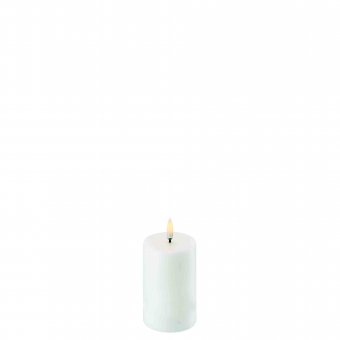 Uyuni Led Pillar Candle Nordic White 5 x  7,5 cm