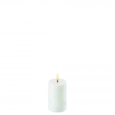 Uyuni Led Pillar Candle Nordic White 5 x  7,5 cm