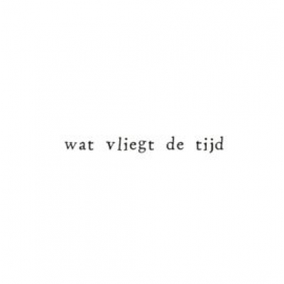Wenskaart Wat vliegt de tijd