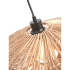 Natuurlijke Hanglamp Zanzibar L rotan plat 55 x 14cm