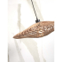 Natuurlijke Hanglamp Zanzibar L rotan plat 55 x 14cm